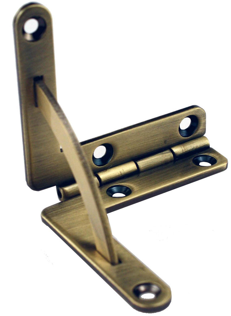 Pair of brass quadrant hinges for boxes 42mm x 7 mm W X 1 mm thick