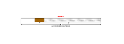 Clearmount Miter Saw Scale - Right Cut - Length 88"