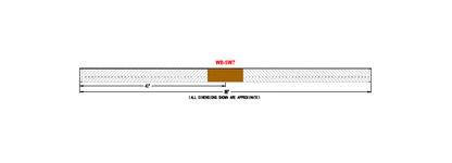 Clearmount Miter Saw Scale - Center Cut - Length 88"