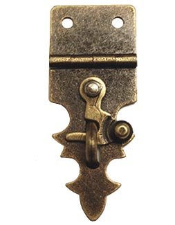 1210 Decorative Hasp with Swing Latch