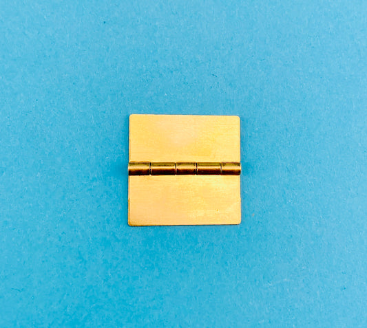 1" x 1" Solid Brass Butt Hinge